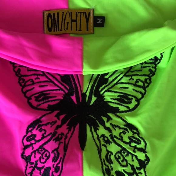 Omighty butterfly strapless tube top MEDIUM - Picture 3 of 3